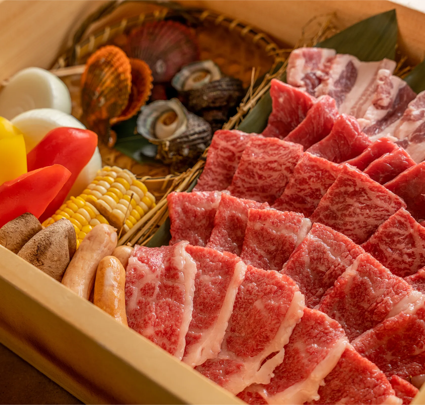 白濱嚴選的食材豪華露營BBQ
