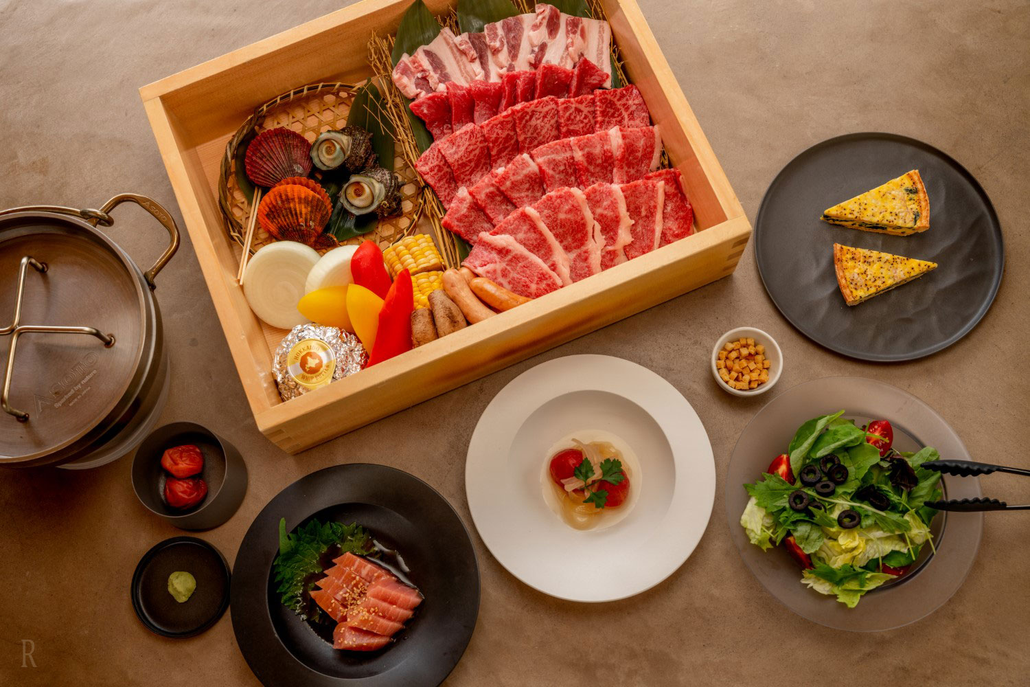 享受當地食材BBQ
