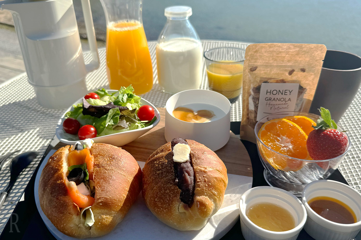 「兩款原創鹽味麵包三文治」