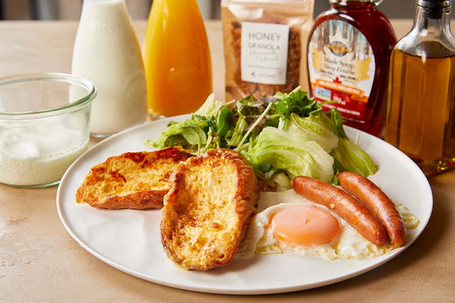 「浸泡一晚的法式多士」